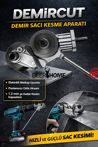 MCA Deerhome Şarjlı - Elektrikli Matkap Pistonlu Jig Testere Aparatı Ağaç İşl...