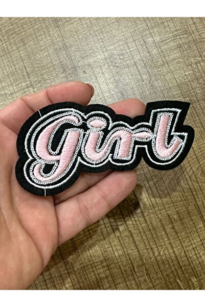 Gönülden Tasarım 5X10 CM FERĂȚI STICK ON ROZ GİRL SCRIBUT ARMĂ PATCH APPLICĂȚ...