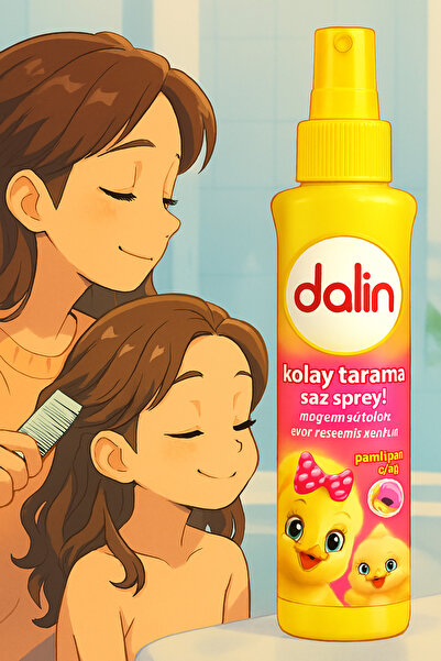 Dalin KOLAY TARAMA BADEM YAĞLI SAÇ SPREY 200 ML Çocuk & Yetişkin