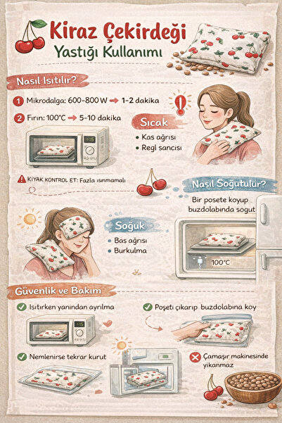 Therapy Kiraz Çekirdeği Yastığı