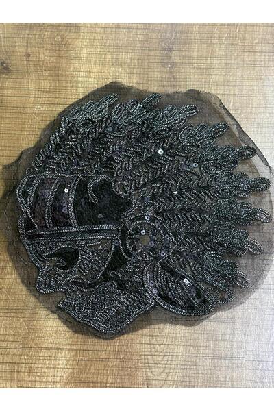 Gönülden Tasarım 25x25 cm crna sjajna crvena Koža İ amblem zakrpa za šivenje ...