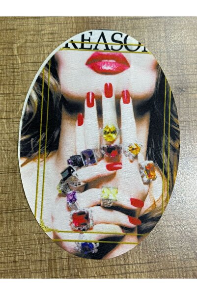 Gönülden Tasarım Αξεσουάρ ραπτικής ορθογραφίας με εικόνα γυναίκας 20x14 εκ. π...