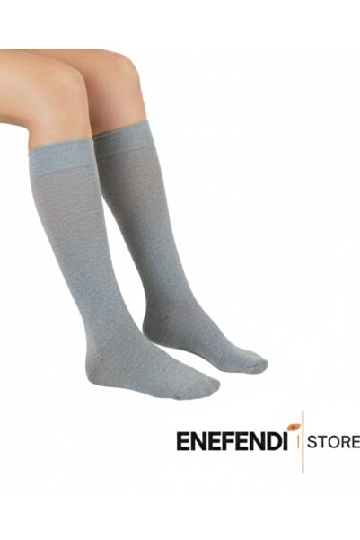 NF ND ENEFENDİ Дамски чорапи под коляното, луксозно качество, памук, без шев,...