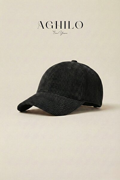 Aghilo Premium Yıkamalı Kadife Kep Şapka – Unisex Zamansız & Minimal