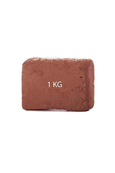 ACUTO Kahverengi Seramik Hamuru 1 Kg Kırmızı Seramik Çamuru Toprak Doğal Kırm...