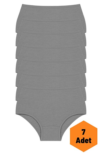 Aybome 7’li Kadın Yüksek Bel Külot Pamuklu Likralı Esnek Yumuşak Kumaş Hipste...