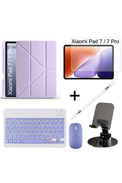 Yesnıce Xiaomi Pad 7 / 7 Pro Uyumlu Standlı Kalem Bölmeli Tablet Kılıfı Ve Te...