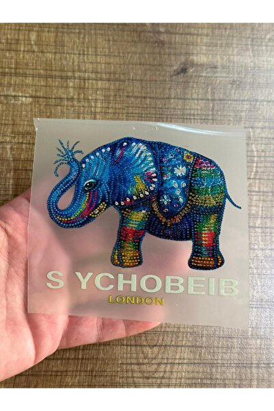 Gönülden Tasarım 7X9 CM ÜTÜ İLE YAPIŞAN FİL ETNİK OTANTİK TRANSFER BASKI FİL ...