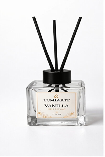 Lumiarte Vanilya Çubuklu Oda Kokusu (Reed Diffuser) 100 ml – Kalıcı Ferah Koku
