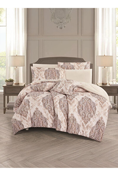 Melen Summer single and a half reversible bedspread set - 4 pieces - Fits a 2...