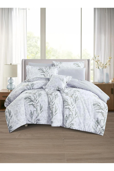 Melen Summer single and a half reversible bedspread set - 4 pieces - fits a 2...