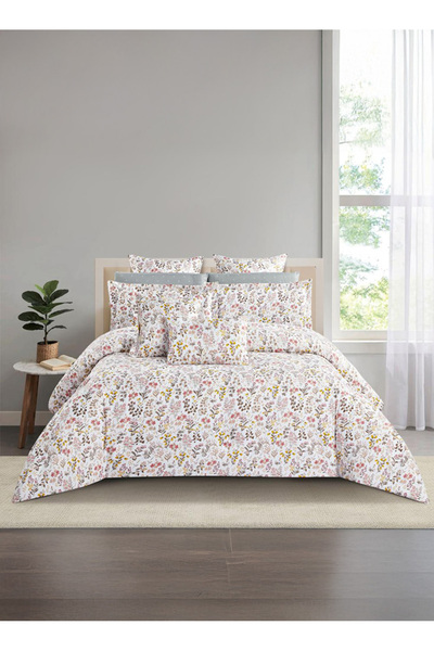 Melen Double Summer Bedding Set - 10 Pieces - Fits a 200x200 Bed - Brisa - Of...