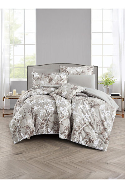 Melen Summer single and a half reversible bedspread set - 4 pieces - Fits a 2...