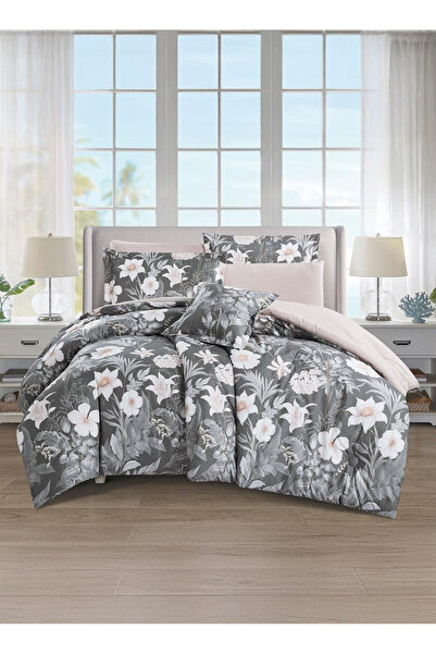 Melen Summer single and a half reversible bedspread set - 4 pieces - Fits a 2...