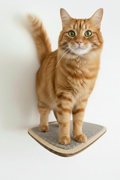 CatraWorks رف تسلق كبير للقطط، منحدر حائط للقطط، منصة مشي على الحائط