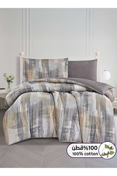 Melen Single and a half summer bed sheet set, 100% cotton - 4 pieces - fits a...