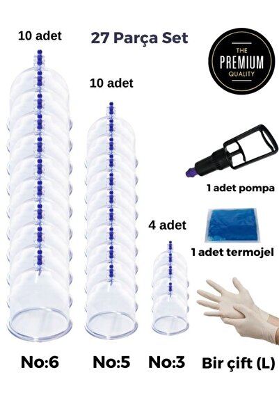 Tilda BSC. & Home 27'li Canlandırıcı Selülit Ve Çatlak Giderici Kupa Çekme Va...