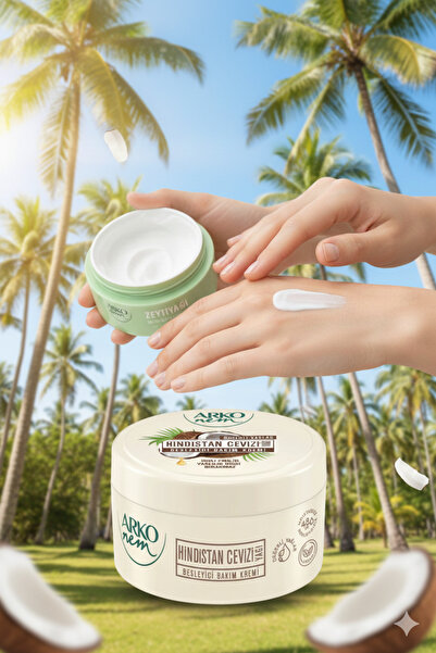 Arko Nem HİNDİSTAN CEVİZİ YAĞI BESLEYİCİ BAKIM KREMİ 250 ML