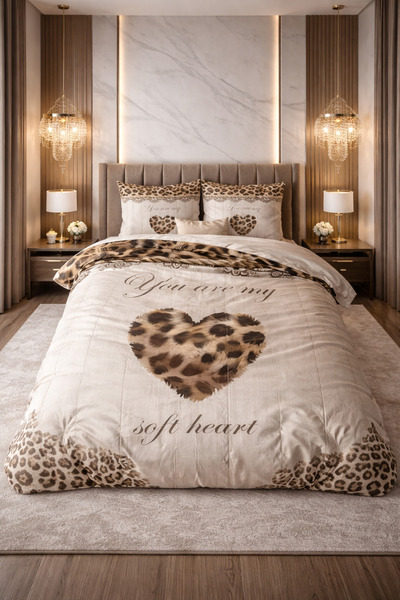 Sleeptime Lenjerie de pat, Sleeptime, pentru 2 persoane, Microfibra 100%, mod...