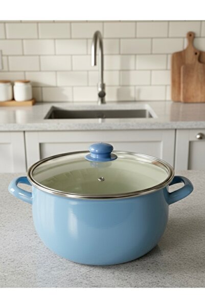 EmayeBurada Enamel 6-Liter Enamel Pot Yogurt Bakraç Storage Pot