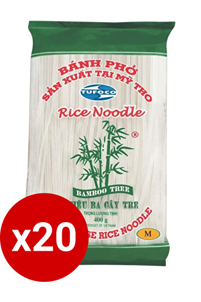 Tufoco Pirinç Çubuğu 400g Rice Sticks Noodle x 20 Paket