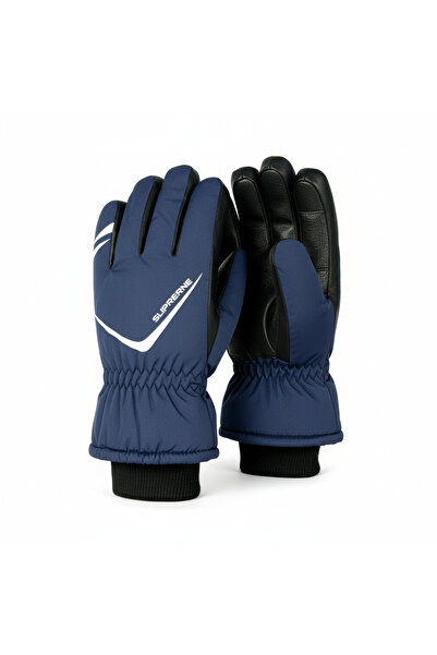 Mustran L-Xl Touchscreen Motorcycle Ski Gloves with Fur Inside |   Waterproof...