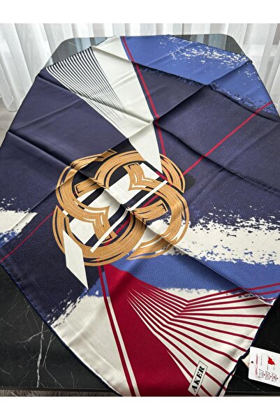 Aker Шовковий креп-сатеневий шарф, літній сезон 2022 року — 8493701-321-82