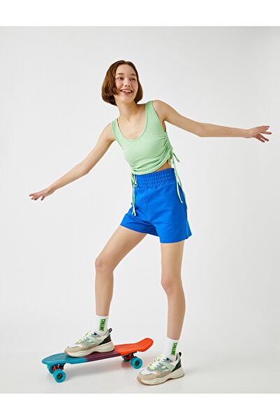 Koton κοτλέ Αθλητικός Φορμάκι με κορδόνι