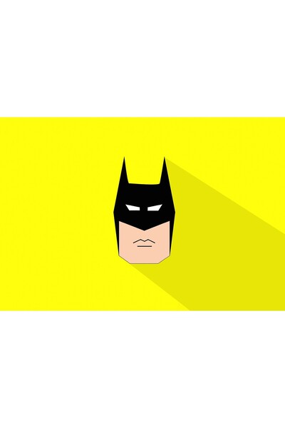 OEM Poster Batman Face Logo Minimal, 61x90cm, poster737, Zumzeria