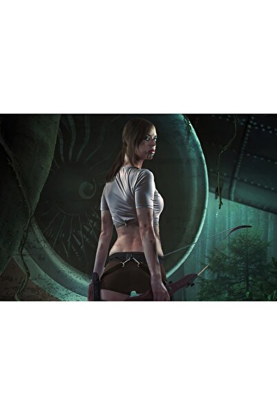 OEM Posterul Tomb Raider Fata din pădure, 61x90cm, poster604, Zumzeria
