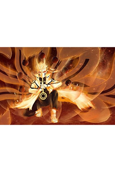 OEM Poster Naruto Shippuden Mod cu Nouă Cozi, 61x90cm, Zumzeria