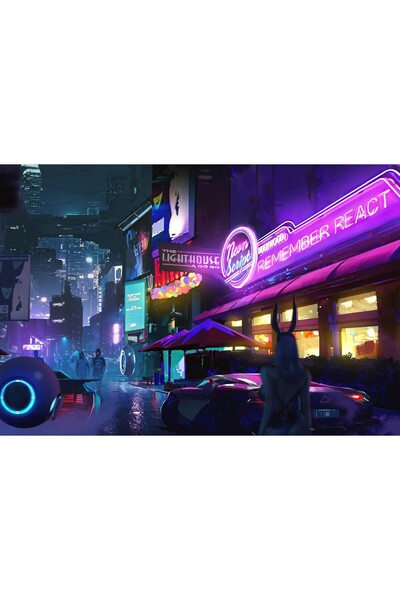 OEM Poster Neon City 2049, 61x90cm, poster850, Zumzeria