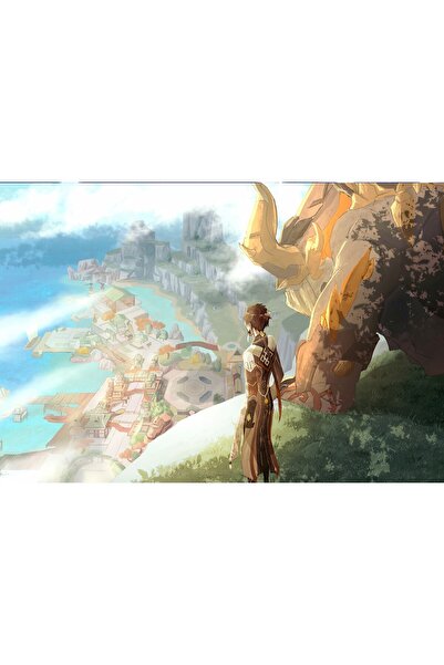 OEM Poster Genshin Impact Liyue Harbor, 61x90cm, Zumzeria