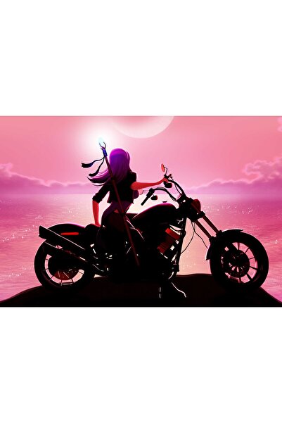 OEM Poster Motorcycle Girl, 61x90cm, poster848, Zumzeria