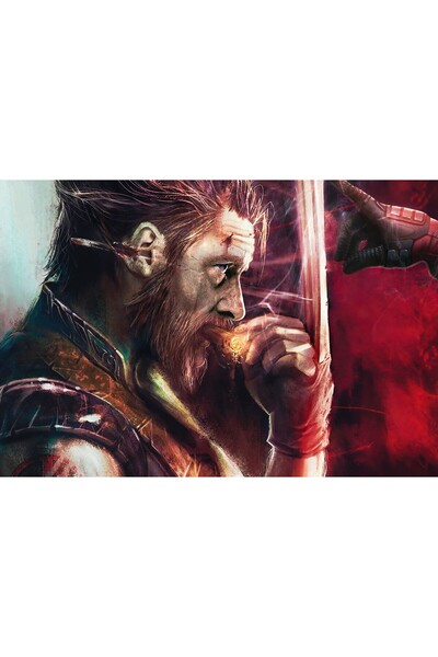 OEM Poster Hugh Jackman Wolverine Concept Art, 61x90cm, poster2674, Zumzeria