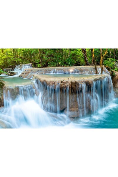 Zumzeria Tablou pe pânză Cascadă de basm, 80x50cm, canvaspainting274,