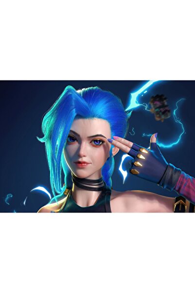 OEM Poster Jinx Fanart, 61x90cm, poster943, Zumzeria
