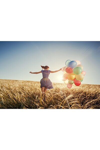 Zumzeria Pictură pe pânză Bucurie în câmp granulat, 80x50cm, tableaucanvas41,