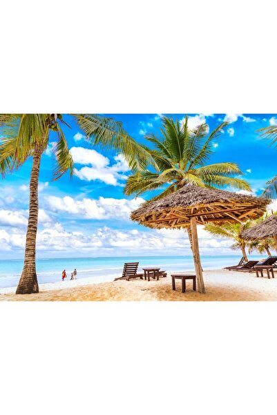 Zumzeria Tablou Canvas Sunbathing In Paradise, 80x50cm, tabloucanvas1042,