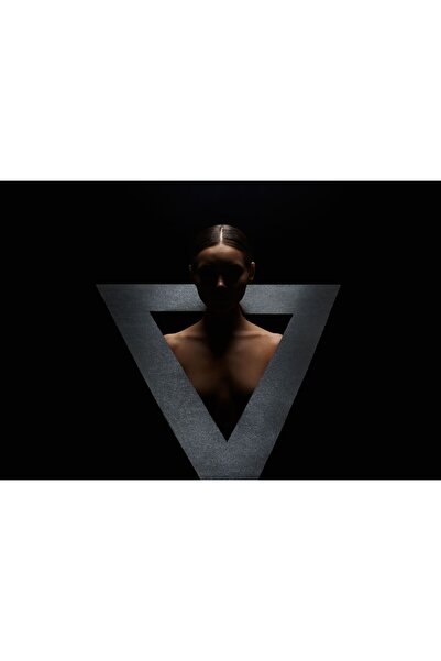 Zumzeria Tablou pe pânză Portret de femeie nud, 80x50cm, canvas693,