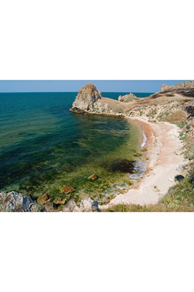 Zumzeria Tablou Canvas Apă de ocean atingând coasta, 80x50cm, tabloucanvas695,