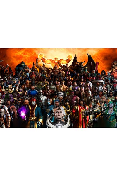 OEM Poster Mortal Kombat Toate Personajele, 61x90cm, poster1949, Zumzeria