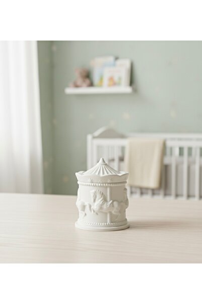 markasi Atlı Karınca Figürlü Dekoratif Kutu, Masa Üstü Düzenleyici, Bebek Çoc...