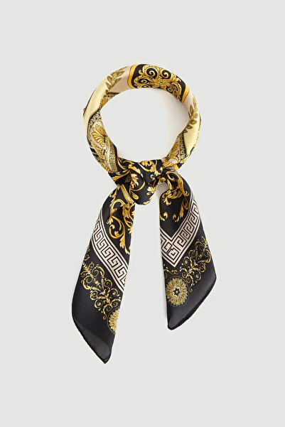 Gusto Patterned Scarf - Yellow