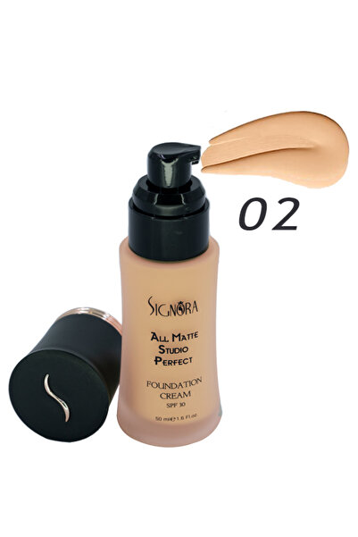 signora All Matte Studio Perfect Foundation Cream 02
