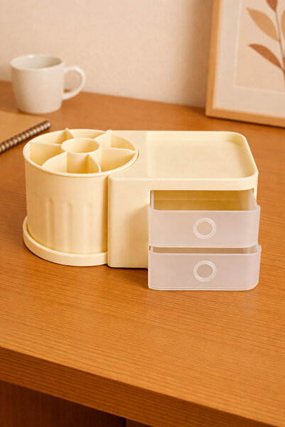 YzHome Desktop Organizer with Plastic Drawers Jewelry Buckle Accessory Storag...