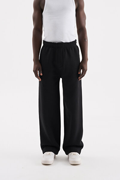 Machinist Ανδρικό oversized φαρδύ παντελόνι μαύρο