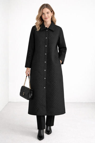 FUAT GÜRSEN Kolları Nakışlı Düğmeli Kap