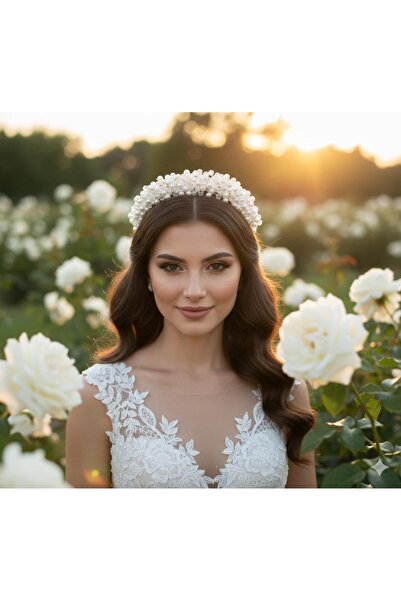 gelinmz تاج الزفاف الأنيق وإكسسوارات الشعر بأحجار الكريستال - صناعة يدوية بال...