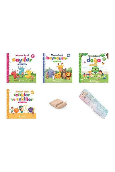 yeti kitap Minnak Serisi - Türkçe -İngilizce QR Seslendirmeli Bebek Kitapları...